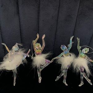 4 Ballerina ornaments